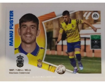 LIGA ESTE 2024/2025 MANU FUSTER FICHAJE Nº 15 SEGUNDA EDICION