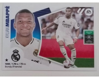 LIGA ESTE 2024/2025 MBAPPE FICHAJE Nº20 2º IMAGEN TERCERA EDICION