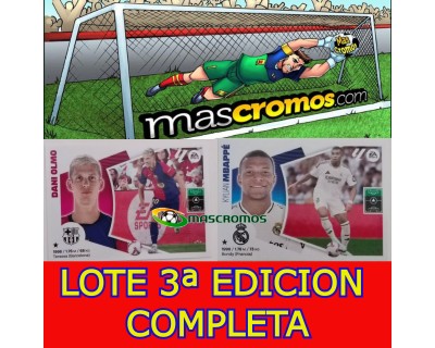 LIGA ESTE 2024/2025 PACK TERCERA EDICION COMPLETO (60 CROMOS)