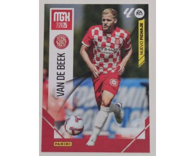 MEGACRACKS 2024/2025 VAN DE BEEK NUEVO FICHAJE Nº452 SEGUNDA EDICION