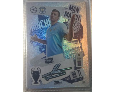 MATCH ATTAX UCL RODRI MAN OF THE MATCH Nº397