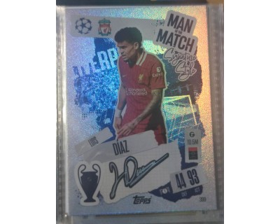 MATCH ATTAX UCL LUIS DIAZ MAN OF THE MATCH Nº399