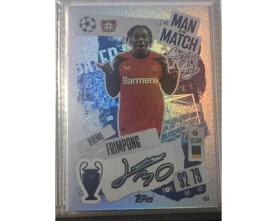 MATCH ATTAX UCL JEREMIE FRIMPONG MAN OF THE MATCH Nº404