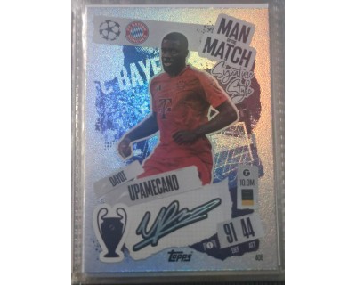 MATCH ATTAX UCL UPAMECANO MAN OF THE MATCH Nº405