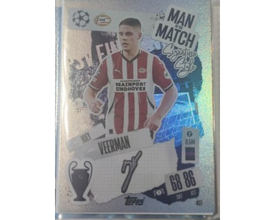 MATCH ATTAX UCL VEERMAN MAN OF THE MATCH Nº407