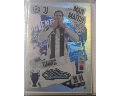 MATCH ATTAX UCL VLAHOVIC MAN OF THE MATCH Nº412