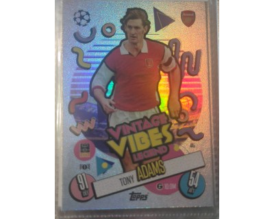 MATCH ATTAX UCL TONY ADAMS VINTAGE VIBES LEGEND Nº415