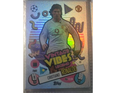 MATCH ATTAX UCL CRISTIANO RONALDO VINTAGE VIBES LEGEND Nº418