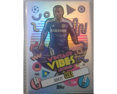 MATCH ATTAX UCL ASHLEY COLE VINTAGE VIBES LEGEND Nº423