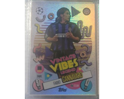 MATCH ATTAX UCL CANNAVARO VINTAGE VIBES LEGEND Nº427