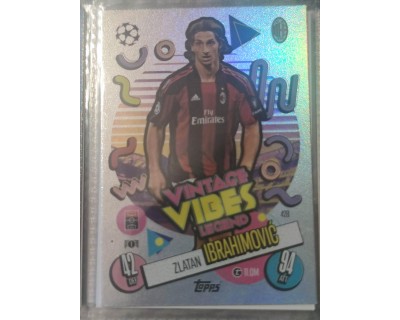 MATCH ATTAX UCL IBRAHIMOVIC VINTAGE VIBES LEGEND Nº428