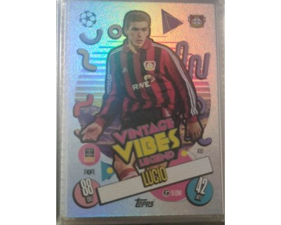 MATCH ATTAX UCL LUCIO VINTAGE VIBES LEGEND Nº432