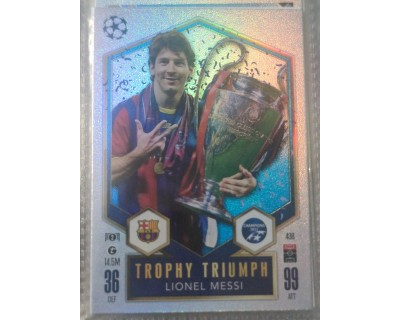 MATCH ATTAX UCL LIONEL MESSI TROPHY TRIUMPH Nº438