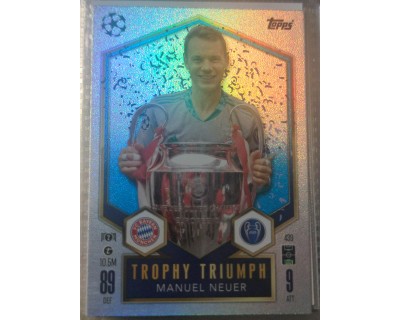 MATCH ATTAX UCL MANUEL NEUER TROPHY TRIUMPH Nº439