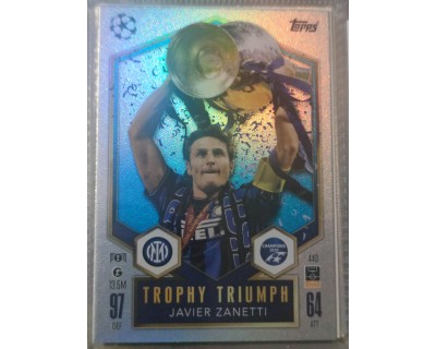 MATCH ATTAX UCL JAVIER ZANETI TROPHY TRIUMPH Nº440