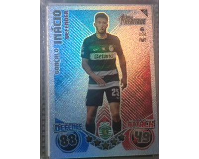 MATCH ATTAX UCL INACIO TOPPS HERITAGE Nº459