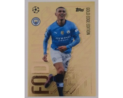 MATCH ATTAX UCL FODEN GOLD EDGE EDITION NºGE1