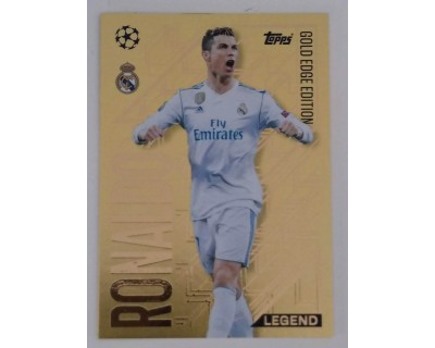 MATCH ATTAX UCL RONALDO GOLD EDGE EDITION NºGE7