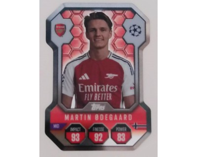 MATCH ATTAX UCL ODEGAARD CHROME SHIELD NºSH2