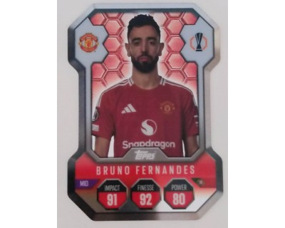 MATCH ATTAX UCL BRUNO FERNANDES CHROME SHIELD NºSH5