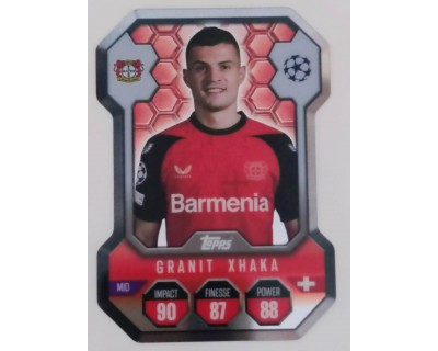 MATCH ATTAX UCL GRANIT XHAKA CHROME SHIELD NºSH9