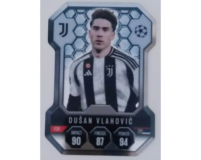 MATCH ATTAX UCL DUSAN VLAHOVIC CHROME SHIELD NºSH15