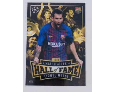 MATCH ATTAX UCL LIONEL MESSI HALL OF FAME NºHOF4