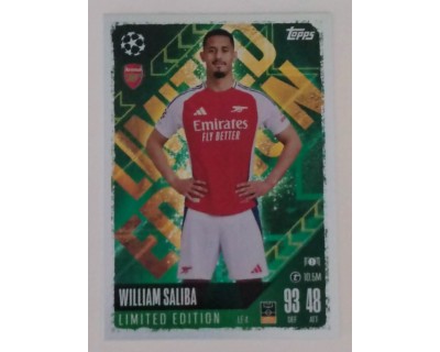 MATCH ATTAX UCL WILLIAM SALIBA LIMITED EDITION NºLE4