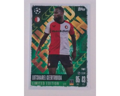 MATCH ATTAX UCL LUTSHAREL GEERTRUIDA LIMITED EDITION NºLE11