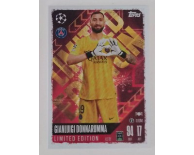 MATCH ATTAX UCL DONNARUMMA LIMITED EDITION NºLE12