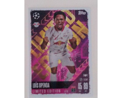 MATCH ATTAX UCL LOÏS OPENDA LIMITED EDITION NºLE16