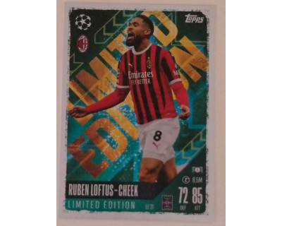 MATCH ATTAX UCL LOFTUS-CHEEK LIMITED EDITION NºLE21