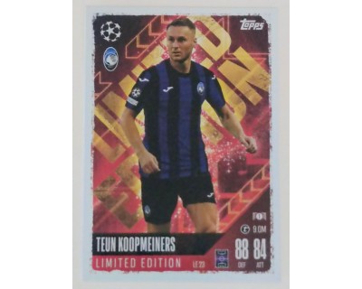 MATCH ATTAX UCL KOOPMEINERS LIMITED EDITION NºLE23