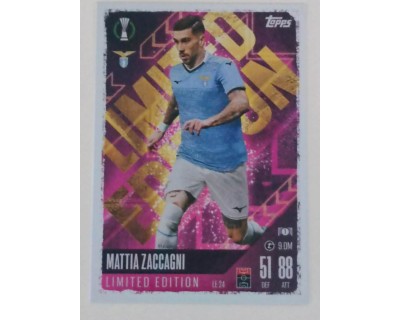 MATCH ATTAX UCL MATTIA ZACCAGNI LIMITED EDITION NºLE24