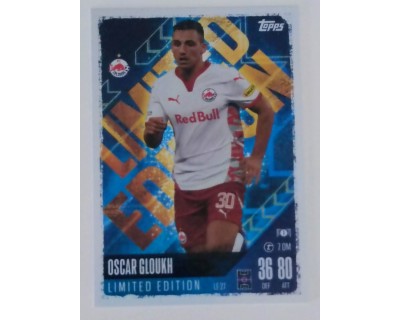 MATCH ATTAX UCL OSCAR GLOUKH LIMITED EDITION NºLE27