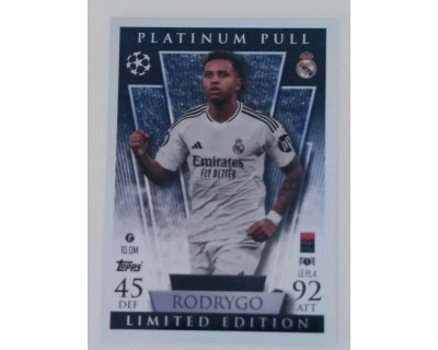 MATCH ATTAX UCL RODRYGO PLATINUM PULL NºLE PL4