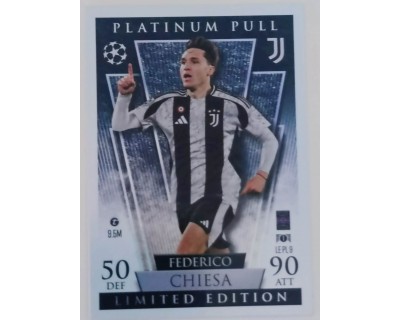 MATCH ATTAX UCL FEDERICO CHIESA PLATINUM PULL NºLE PL9