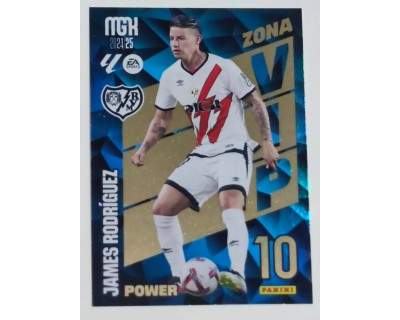 MEGACRACKS 2024/2025 JAMES RODRIGUEZ NUEVO ZONA VIP POWER NºP504 TERCERA EDICION