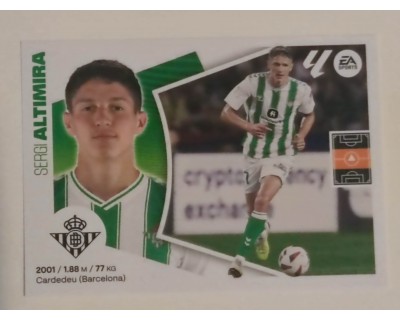 LIGA ESTE 2024/2025 ALTAMIRA REAL BETIS Nº9 BIS COLOCA CUARTA EDICION