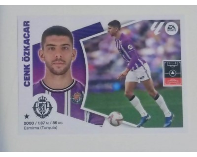 MEGACRACKS 2024/2025 CENK ÖZKACAR R. VALLADOLID CF Nº8 BIS COLOCA CUARTA EDICION