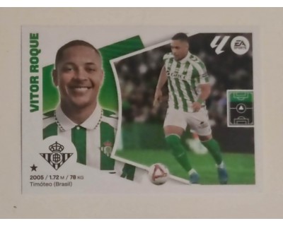 LIGA ESTE 2024/2025 VITOR ROQUE FICHAJE Nº47 CUARTA EDICION