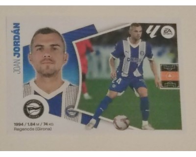 LIGA ESTE 2024/2025 JORDAN FICHAJE Nº58 CUARTA EDICION