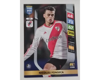 ADRENALYN FIFA 365 2025 NICOLAS FONSECA RIVER PLATE Nº17