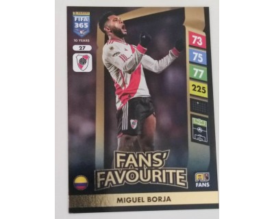 ADRENALYN FIFA 365 2025 MIGUEL BORJA RIVER PLATE Nº27 FAN´S FAVOURITE