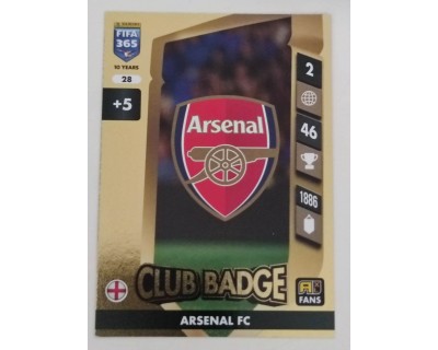 ADRENALYN FIFA 365 2025 ESCUDO ARSENAL FC Nº28