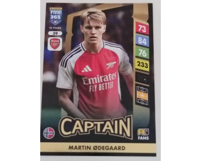 ADRENALYN FIFA 365 2025 MARTIN ODEGAARD ARSENAL FC Nº39 CAPTAIN