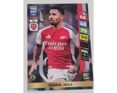 ADRENALYN FIFA 365 2025 GABRIEL JESUS ARSENAL FC Nº43