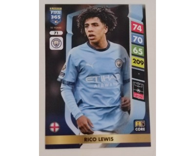 ADRENALYN FIFA 365 2025 RICO LEWIS MANCHESTER CITY Nº71