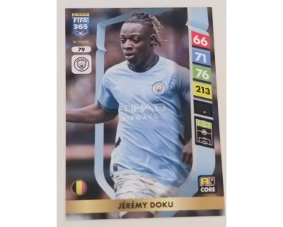 ADRENALYN FIFA 365 2025 JEREMY DOKU MANCHESTER CITY Nº79