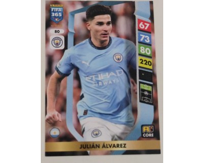 ADRENALYN FIFA 365 2025 JULIAN ALVAREZ MANCHESTER CITY Nº80